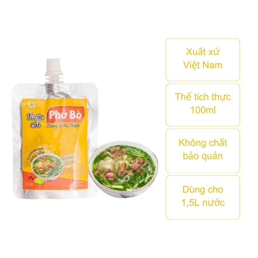 Nước cốt phở bò (gói 100Ml)