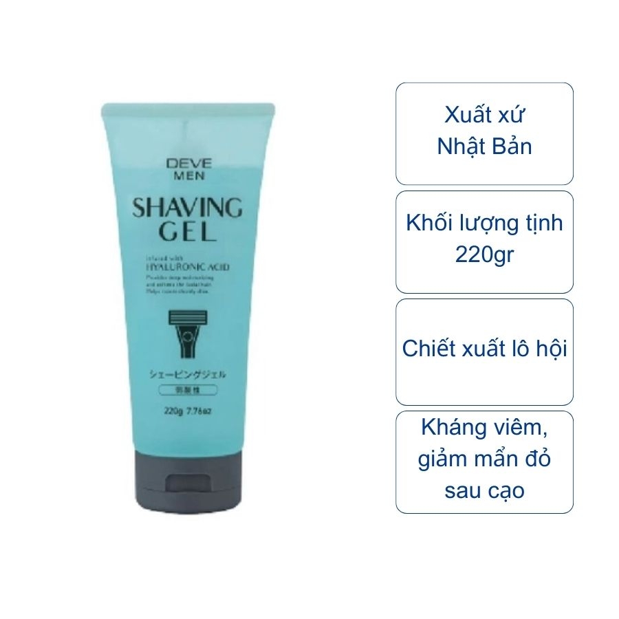 Gel cạo râu Deve (tuýp 200Gr)