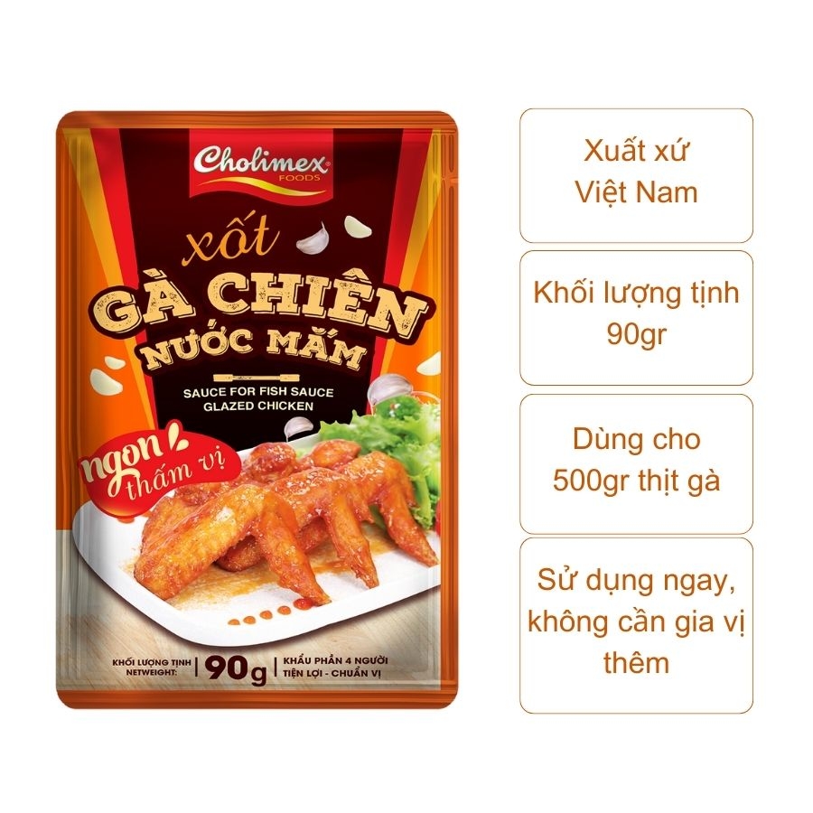 Xốt gà chiên nước mắm Cholimex (gói 90gr)