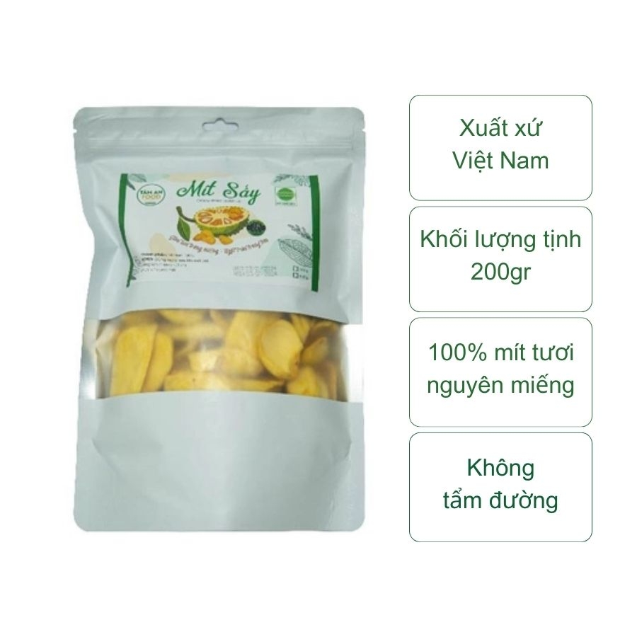 Mít sấy Tâm An (gói 200gr)