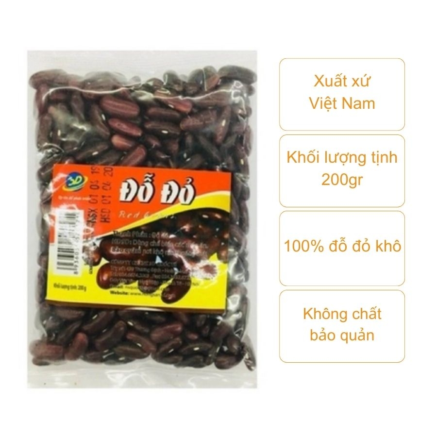 Đỗ đỏ 3D (túi 200gr)