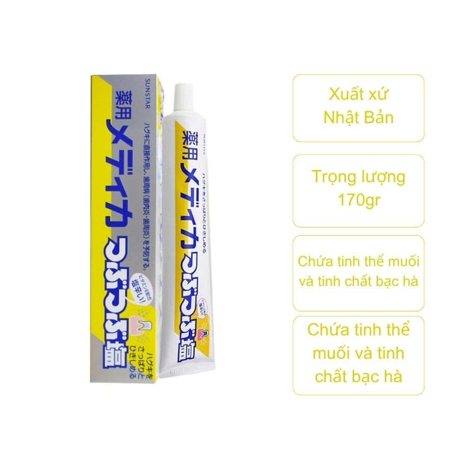 Kem đánh răng muối Nhật Bản (tuýp 170gr)