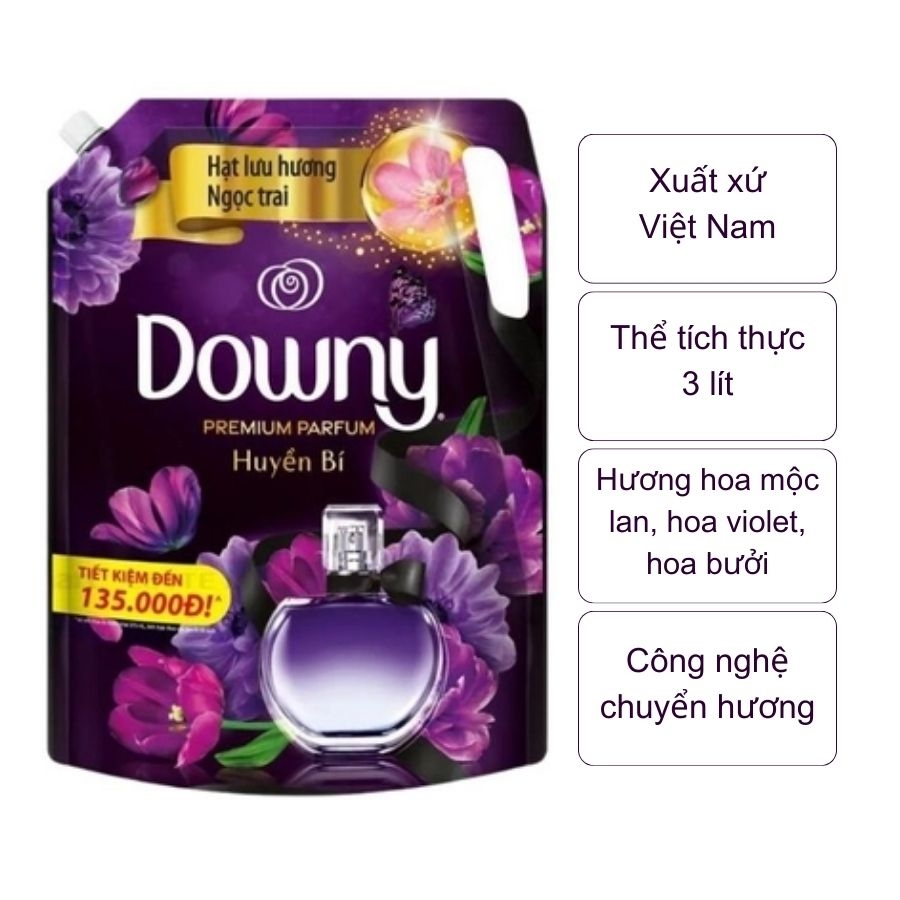 Nước xả vải Downy huyền bí (túi 2,2 lít)