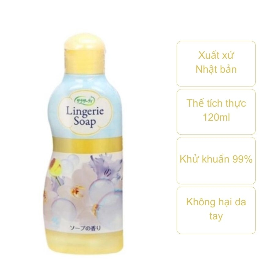 Nước giặt đồ lót Nhật Lingerie (chai 120ml)