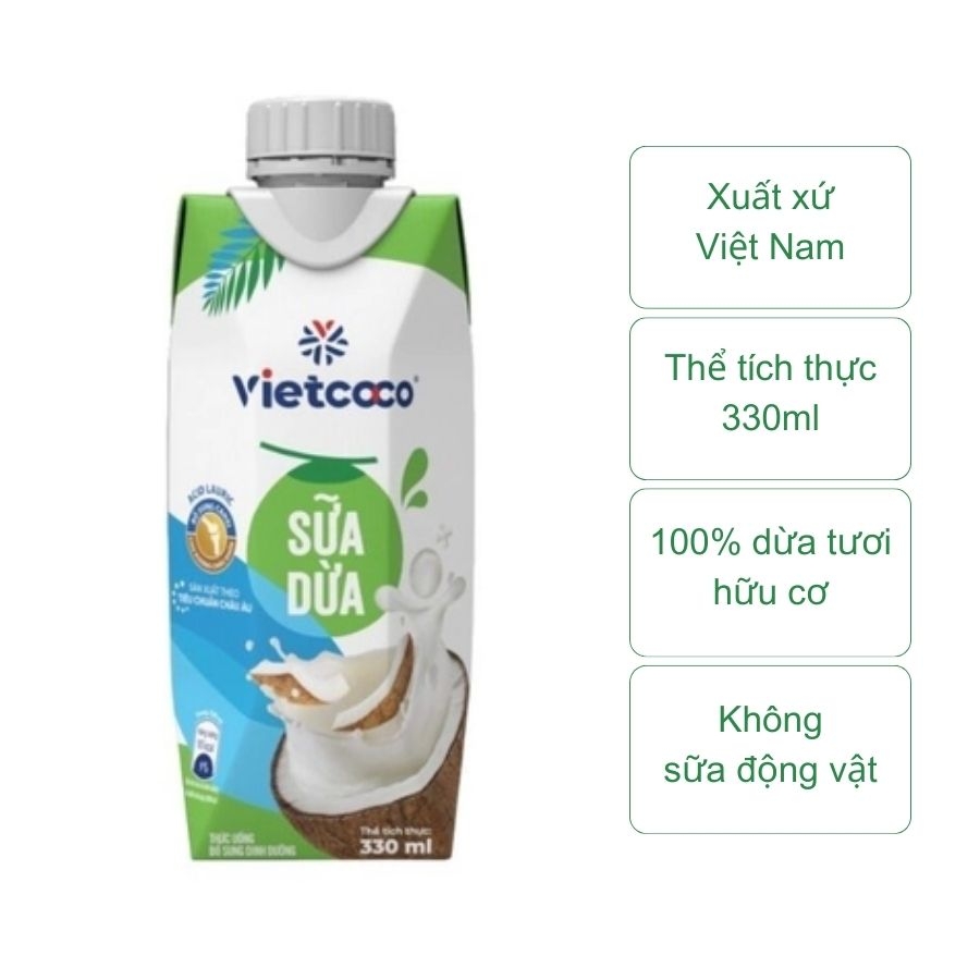 Sữa dừa Vietcoco (hộp 330Ml)