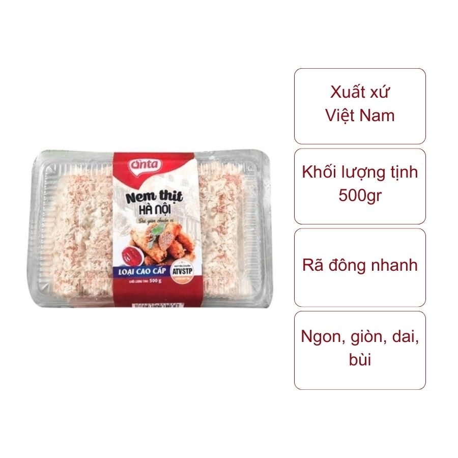 Nem thịt Anta đỏ (gói 500gr)