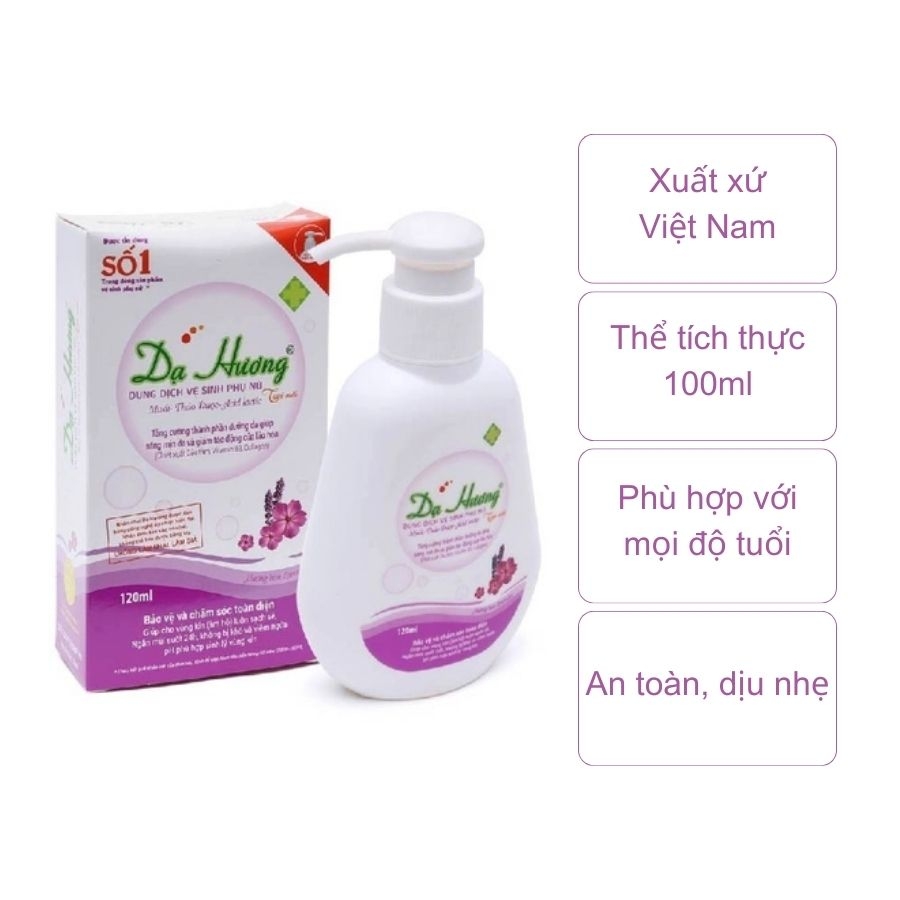 Dung dịch vệ sinh phụ nữ Dạ Hương Lavender (chai 100Ml)