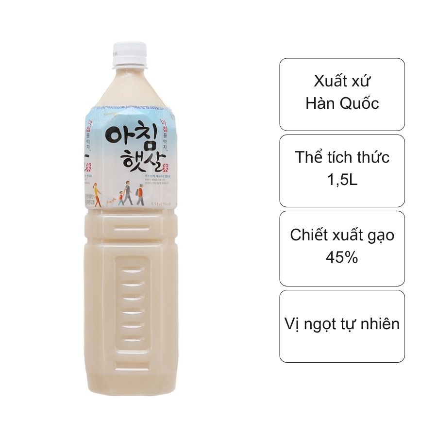 Nước gạo rang Hàn Quốc (chai 1.5 lít)