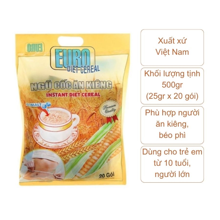 Ngũ cốc ăn kiêng Euro (gói 500Gr)