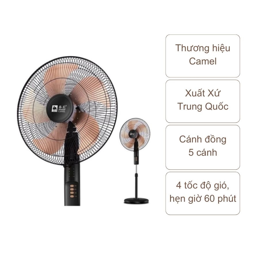 Quạt cây đứng cánh đồng Camel (BH 12 tháng)