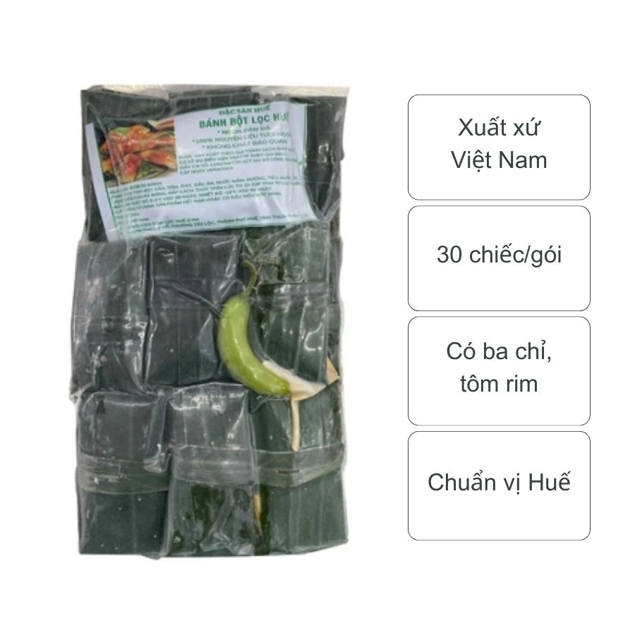 Bánh bột lọc Huế (gói 30 cái)