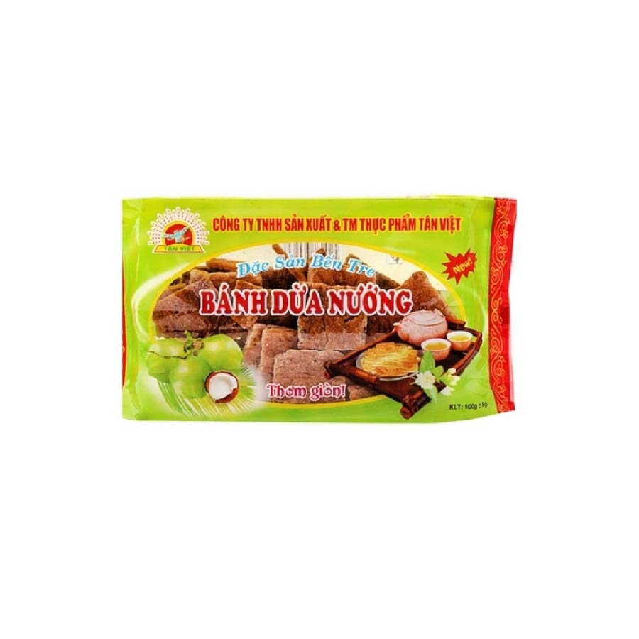 Bánh dừa nướng Tân Việt (túi 100Gr)