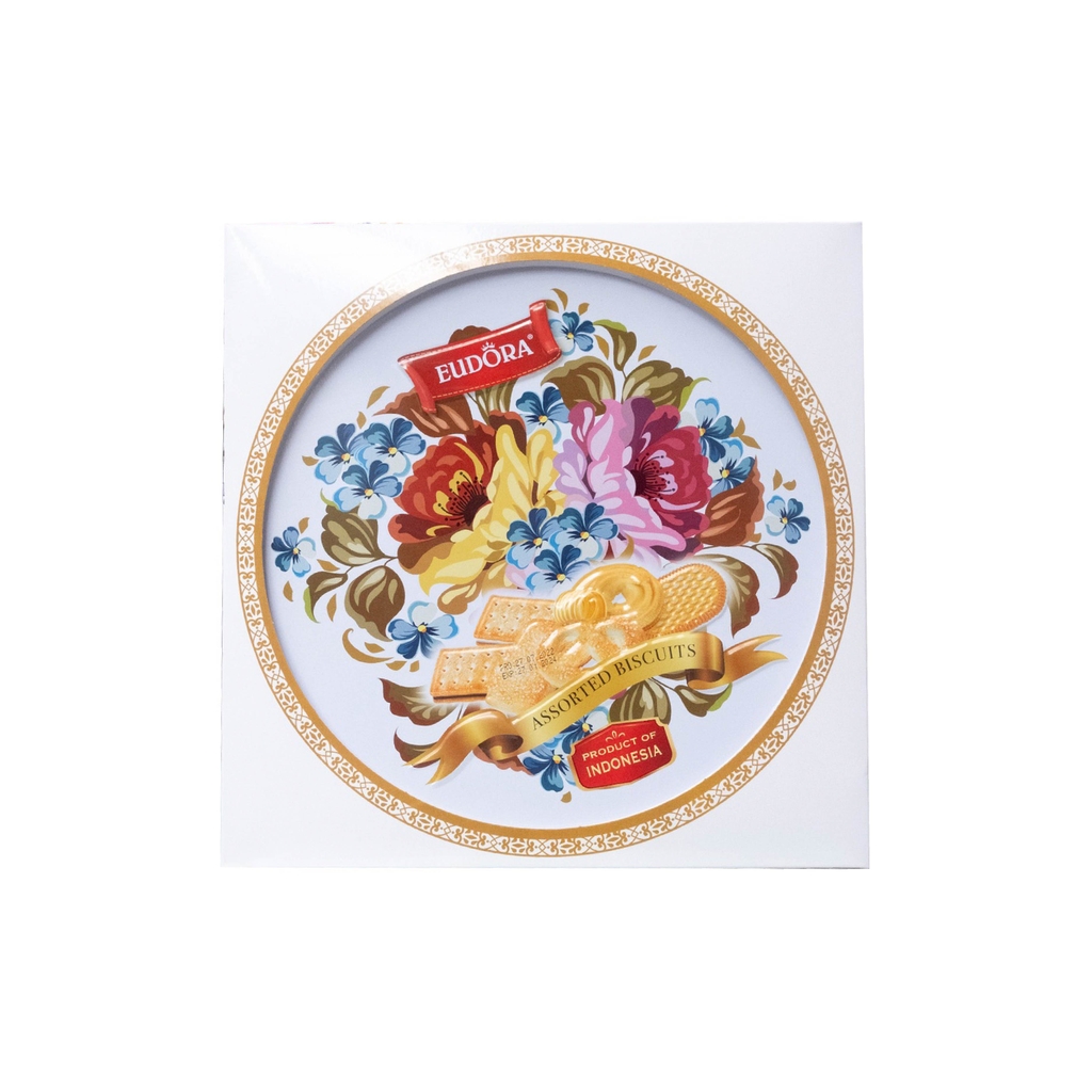 Bánh Eudora hộp thiếc trắng (hộp 312Gr) [TẾT]