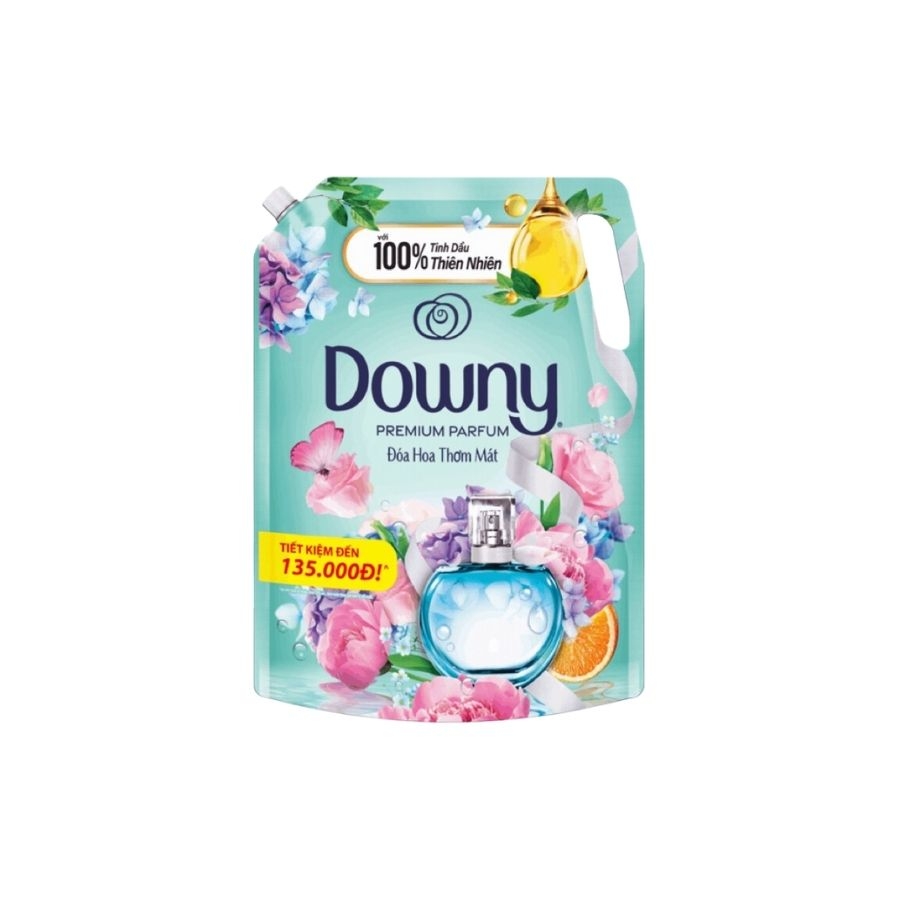 Nước xả vải Downy đoá hoa thơm mát (túi 2,2 lít)