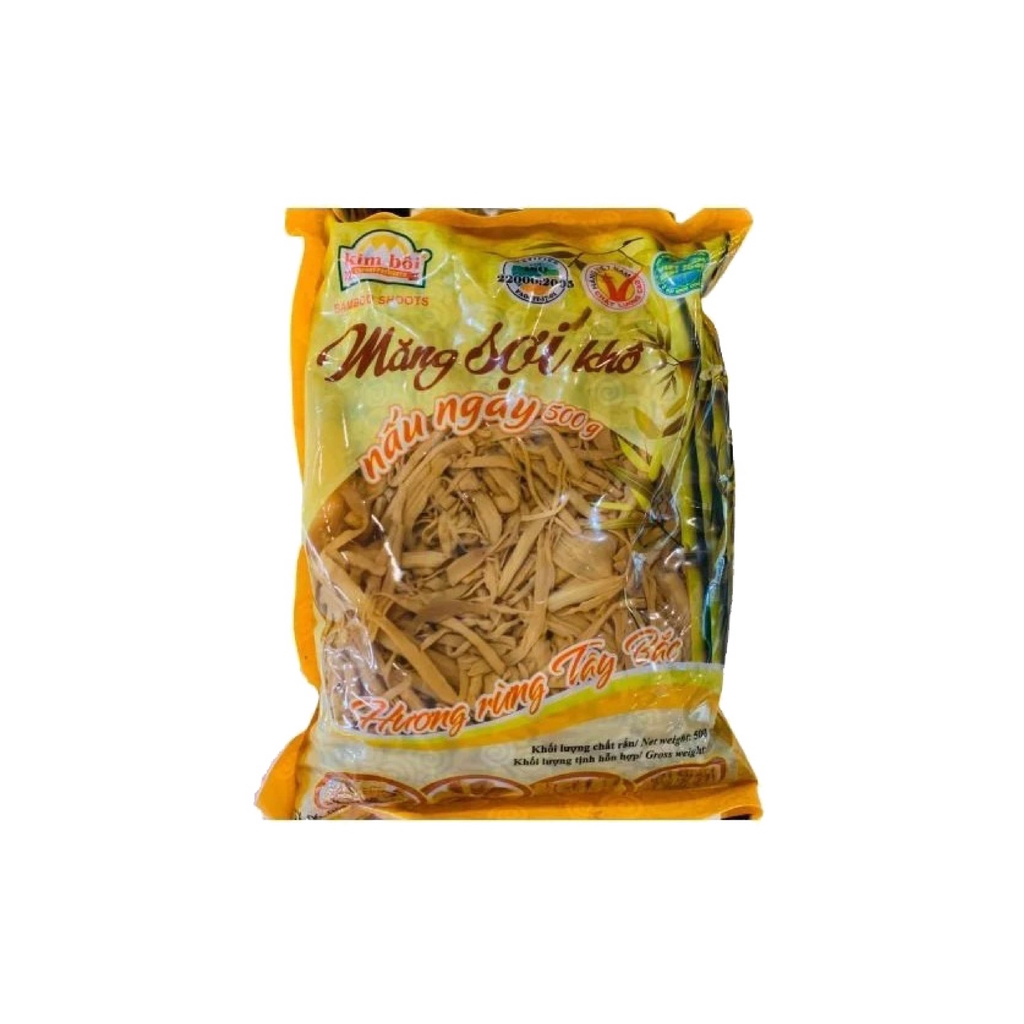 Măng sợi khô nấu ngay Kim Bôi (túi 500Gr)