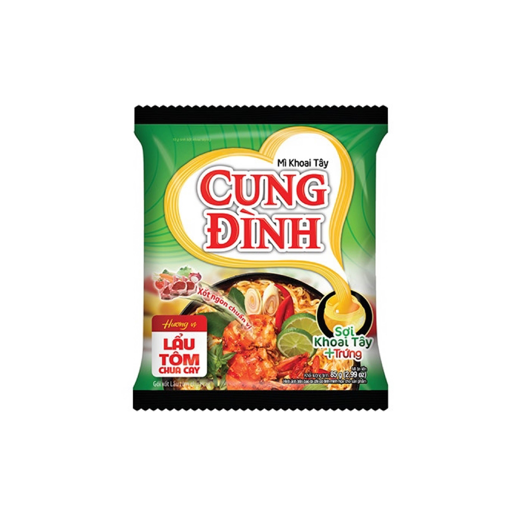 Mì Cung Đình vị lẩu tôm (gói 80gr)