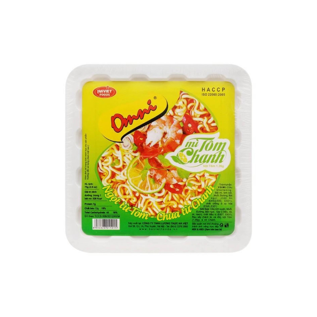 Mì Omni tôm chanh (bát 75gr)