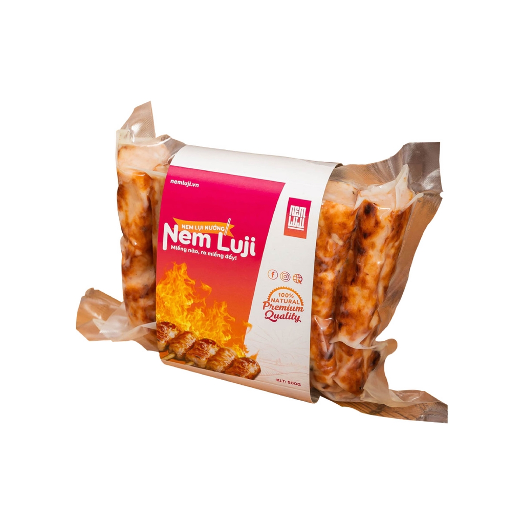 Nem lụi nướng nem Luji (gói 500Gr)