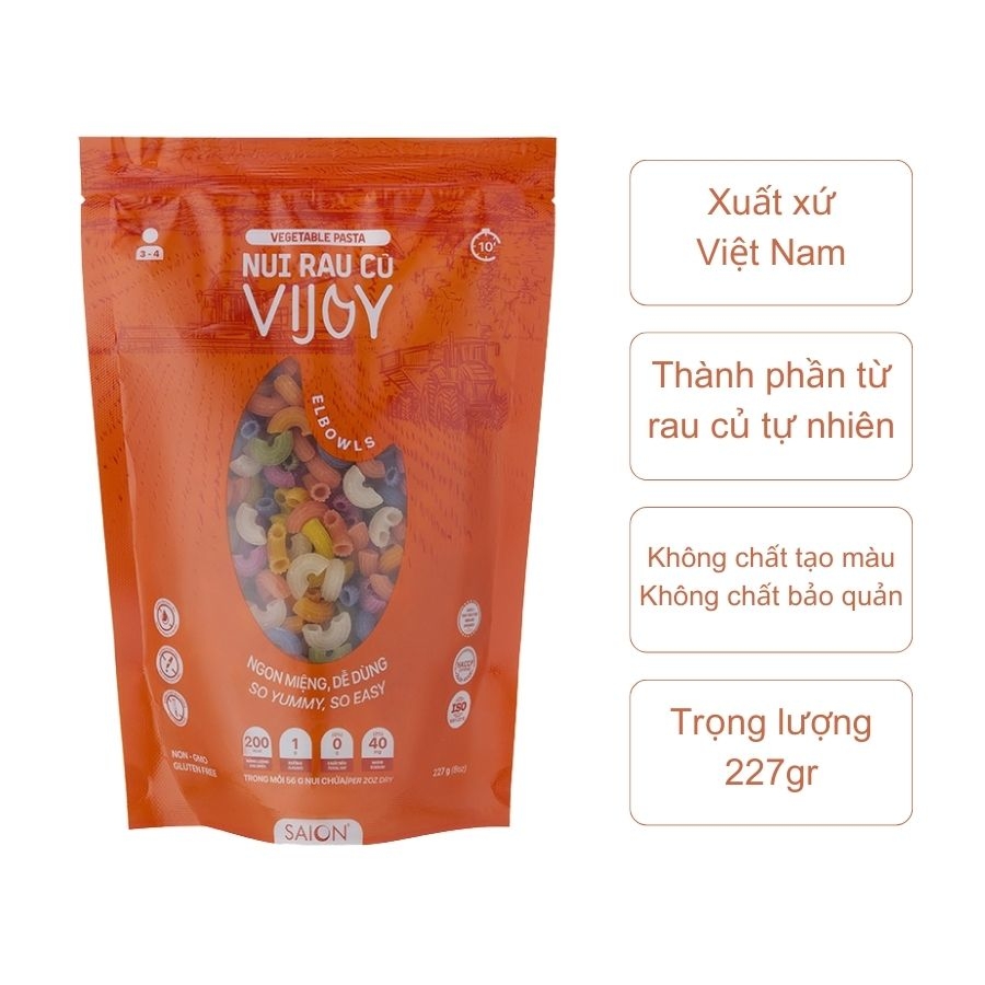 Nui rau củ Vijoy (gói 227gr)