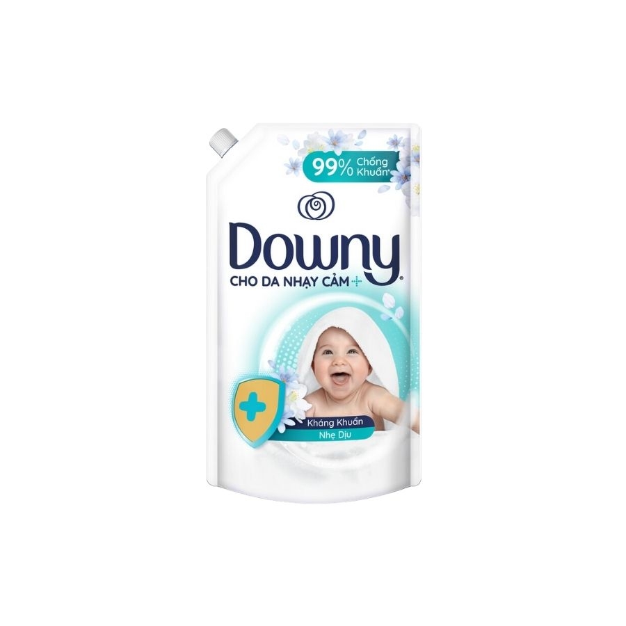 Nước xả vải Downy kháng khuẩn nhẹ dịu (túi 1.45 lít)