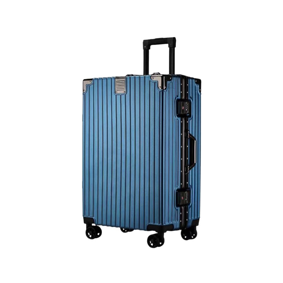 Set 2 vali kéo khung nhôm khóa sập bọc viền size 20 và size 24