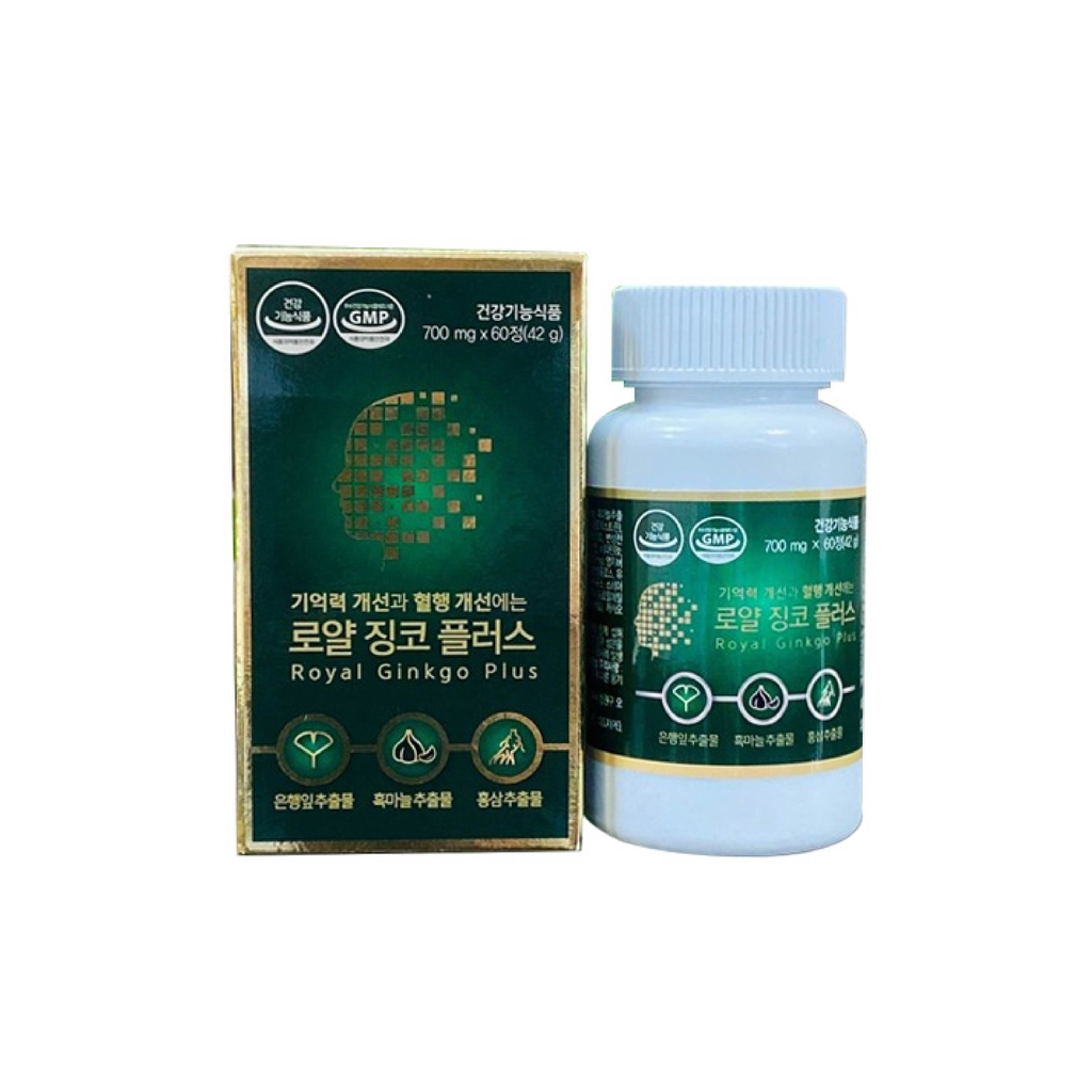 Viên bổ não Royal Ginkgo Plus (hộp 60 viên)