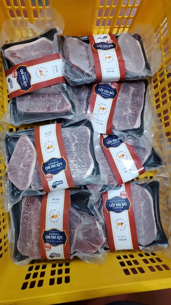 Lõi vai bò Canada- JBS 500gr (khay)