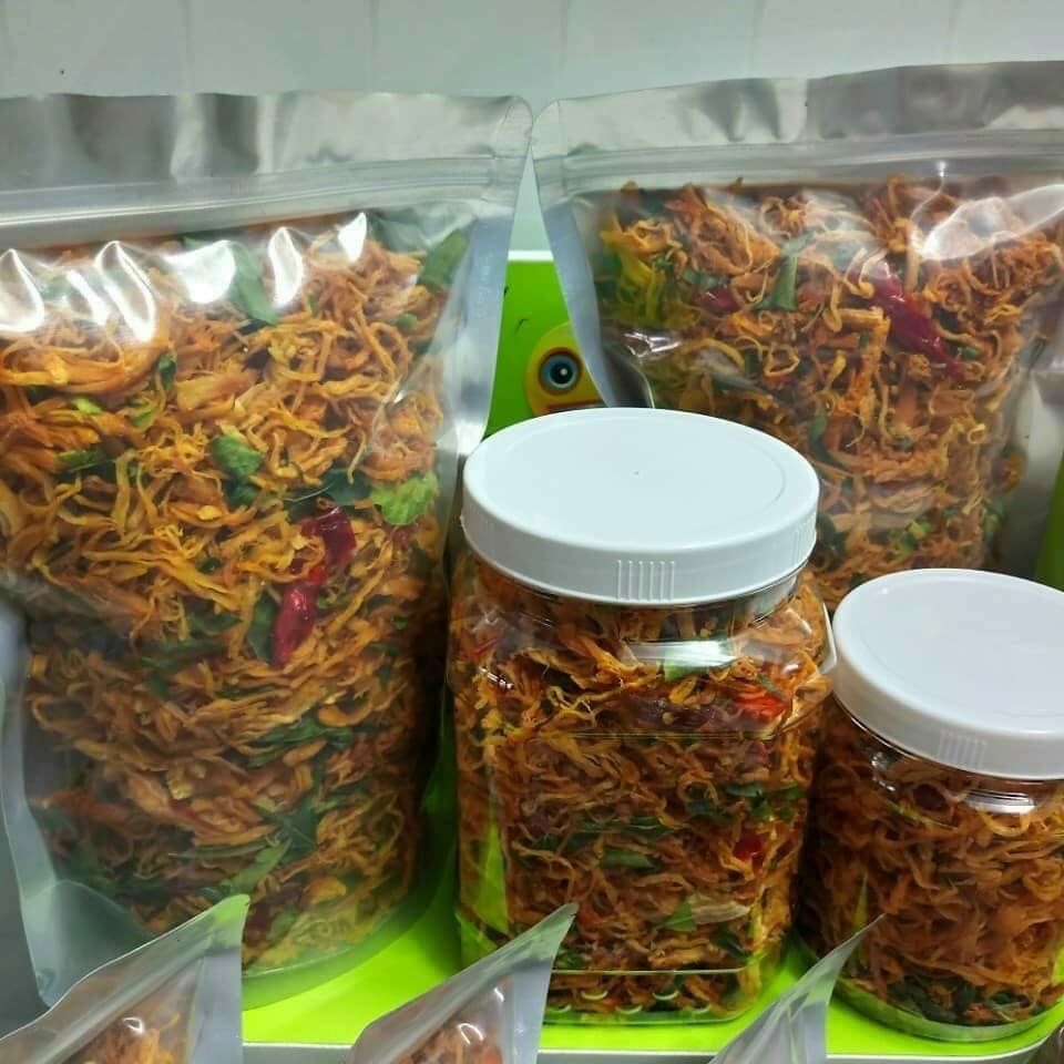 Khô Gà Lá Chanh Tỏi Ớt Sạch 1Kg, Thơm Ngon Đặc Biệt Loại 1