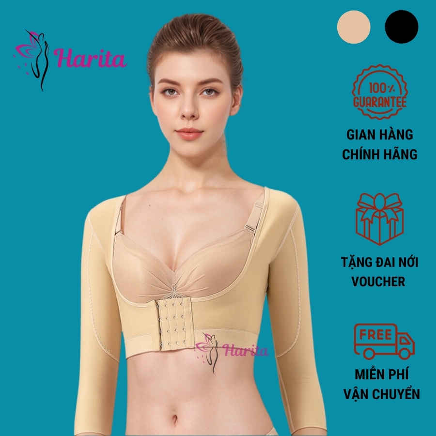 Áo gen nịt định hình bắp tay lưng sau hút mỡ giai đoạn 1 xuất Nhật