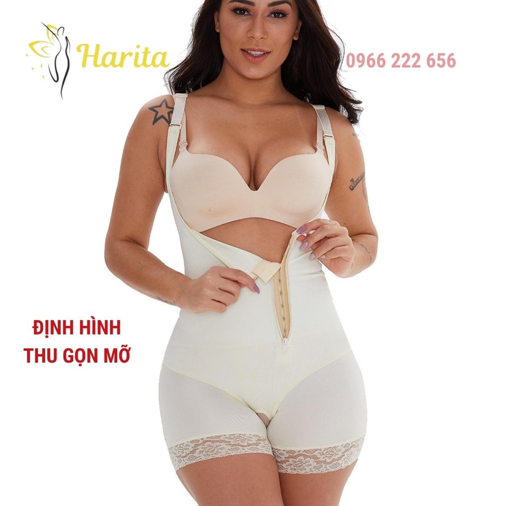 Áo lót định hình gen nịt bụng giảm eo, nâng mông chảy xệ xuất Nhật