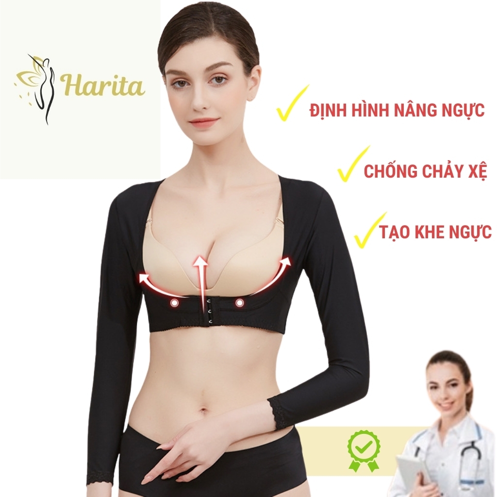 Áo lót định hình bắp tay lưng nâng ngực xuất Nhật