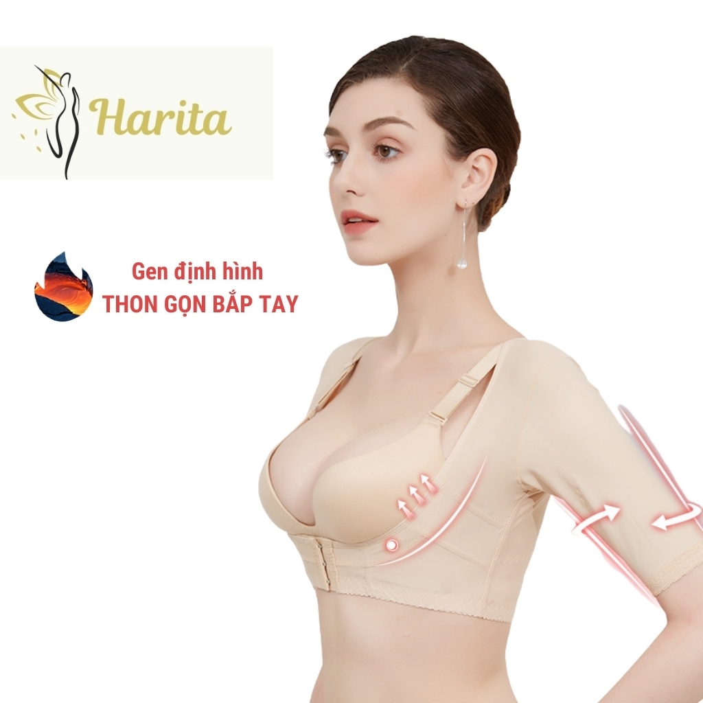 Áo lót định hình bắp tay lưng nâng ngực xuất Nhật