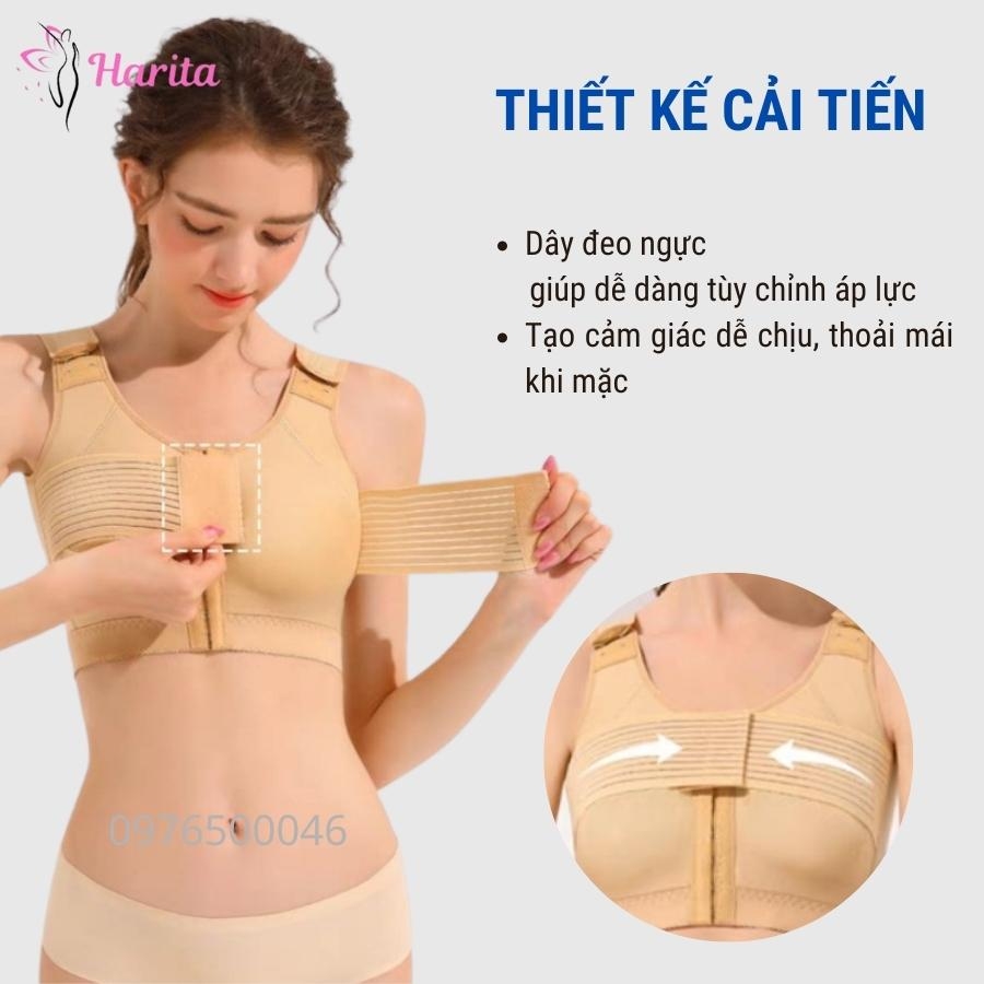 Áo định hình ngực sau nâng ngực, sau treo sa trễ ngực cao cấp xuất Nhật