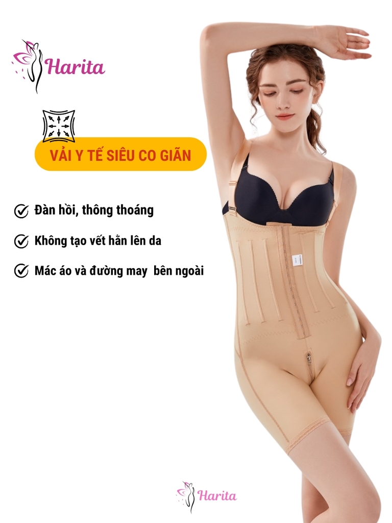 Quần định hình nâng mông và định hình eo sau phẫu thuật giai đoạn 1 xuất Nhật