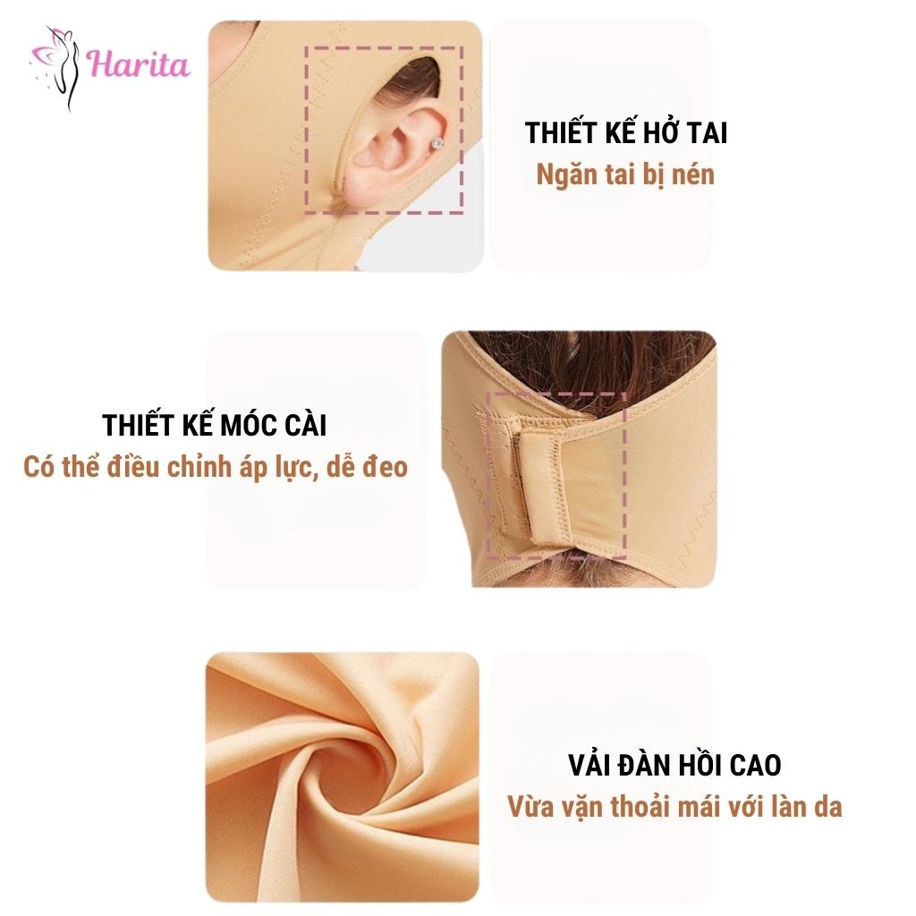 Đai gen định hình thon gọn mặt cằm V-line cao cấp xuất Nhật