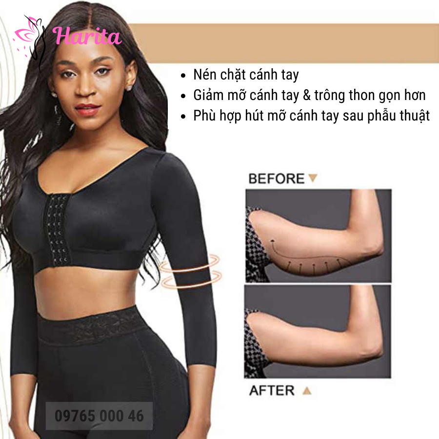 Áo gen định hình nâng ngực sau phẫu thuật nâng ngực, treo sa trễ ngực và định hình bắp tay sau hút mỡ xuất Nhật