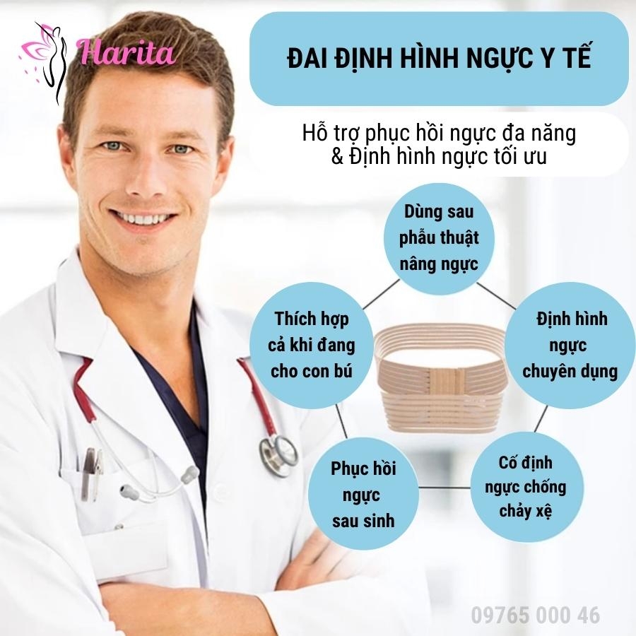 Đai định hình ngực sau phẫu thuật ngực xuất Nhật, Colombia