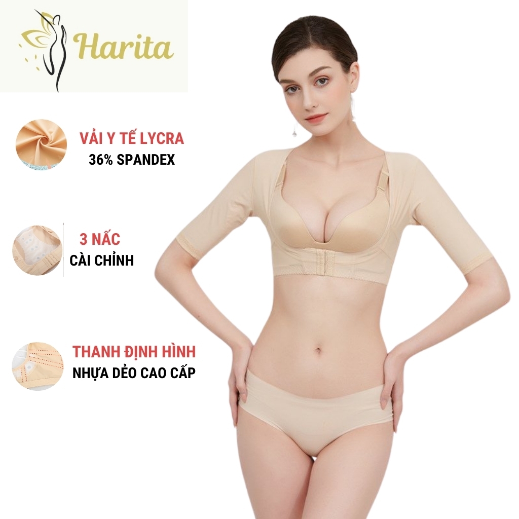 Áo lót định hình bắp tay lưng nâng ngực xuất Nhật