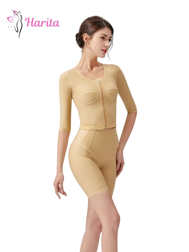 Áo gen nịt định hình bắp tay lưng sau hút mỡ và định hình ngực giai đoạn 1 xuất Nhật