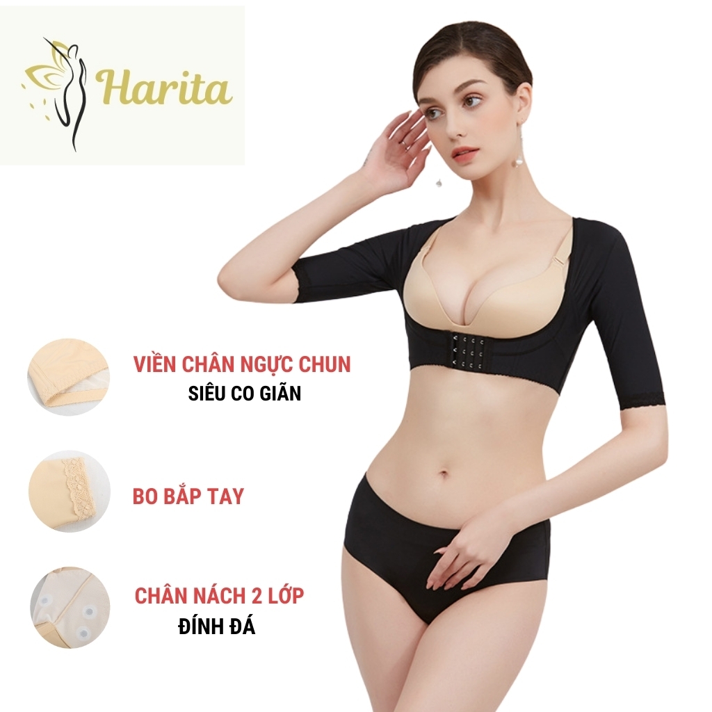 Áo lót định hình bắp tay lưng nâng ngực xuất Nhật