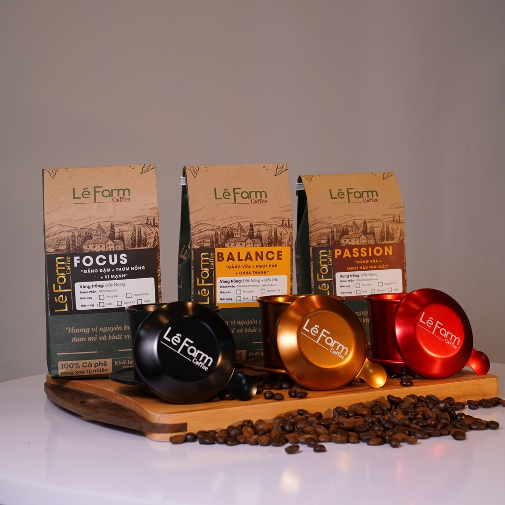 BALANCE - Cà Phê 80% Robusta Honey + 20% Arabica Rang Mộc Nguyên Chất 100%