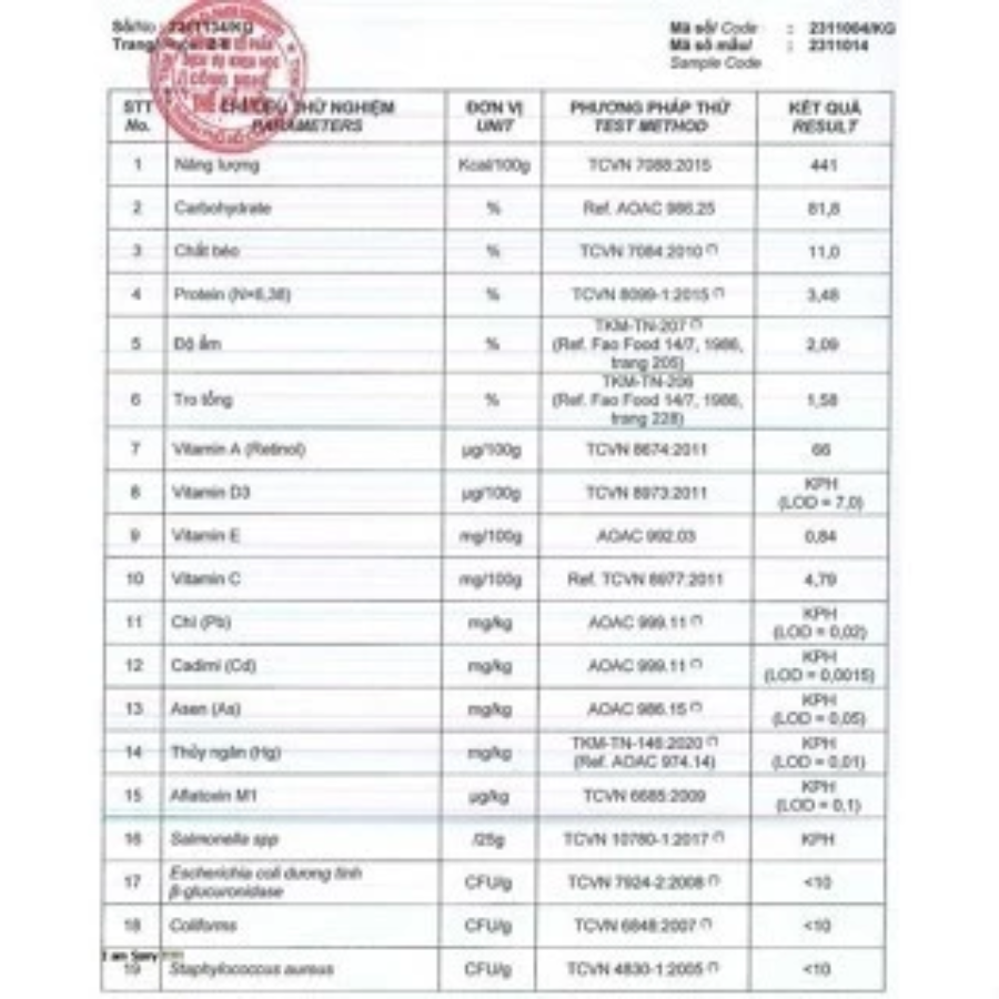 Sữa chua sấy thăng hoa vị cam