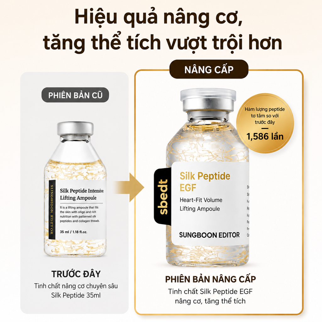 Tinh Chất Sungboon Editor Silk Peptide EGF Phục Hồi Căng Bóng