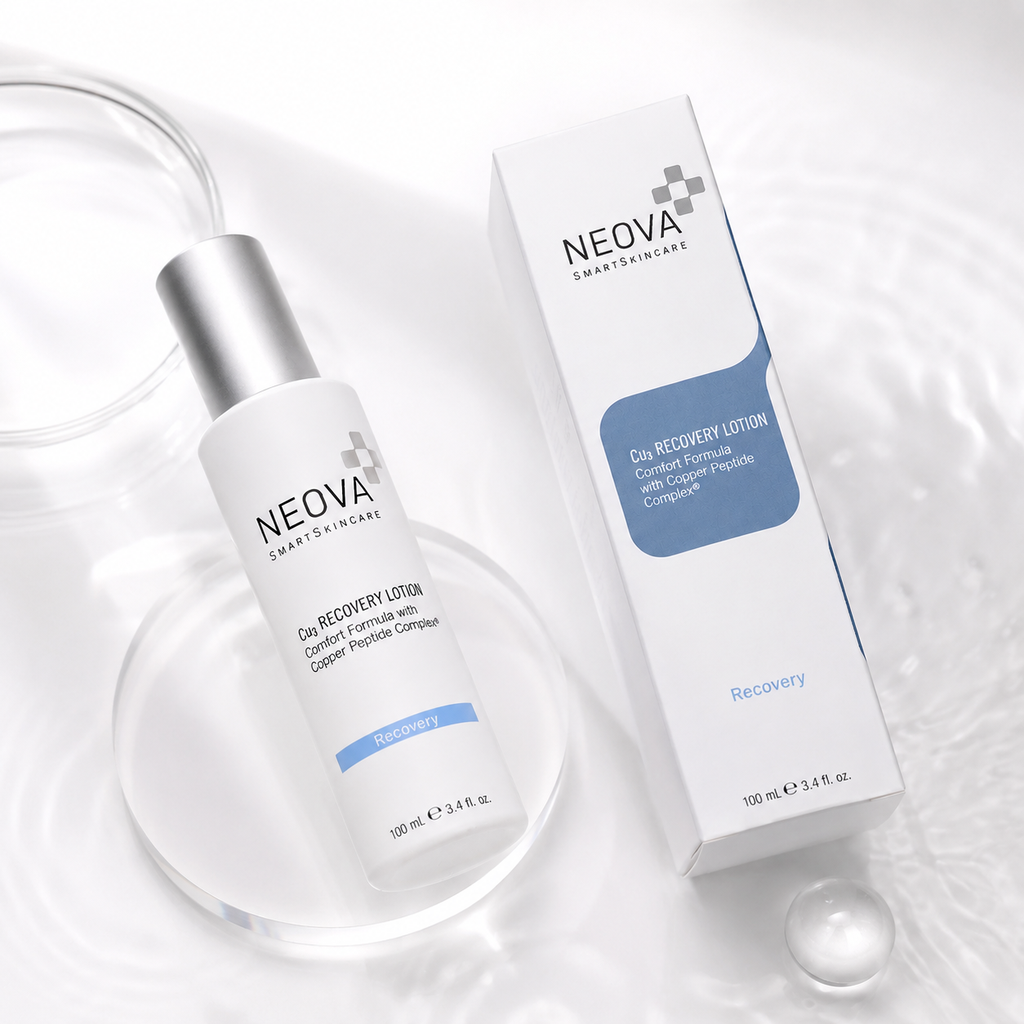 Kem Neova Cu3 Recovery Lotion Phục Hồi Dịu Da Sau Treatment 100ml - Fullbox - Hàng Công Ty
