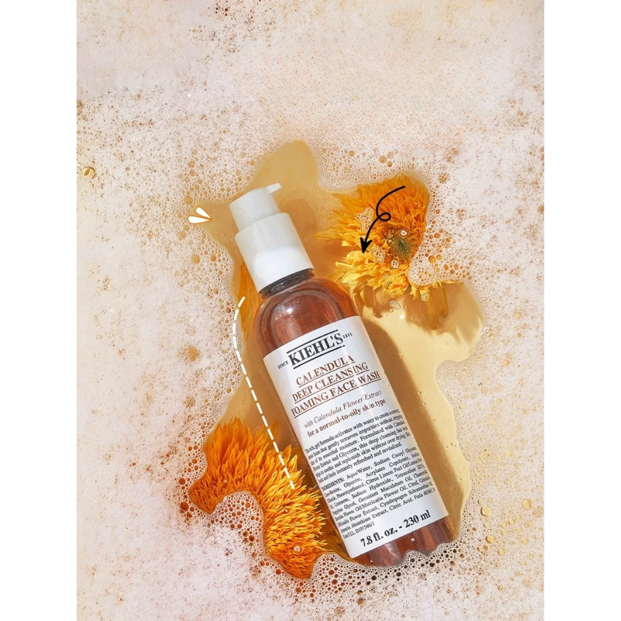 Sữa Rửa Mặt Kiehl's Hoa Cúc Calendula Deep Cleansing Foaming Face Wash