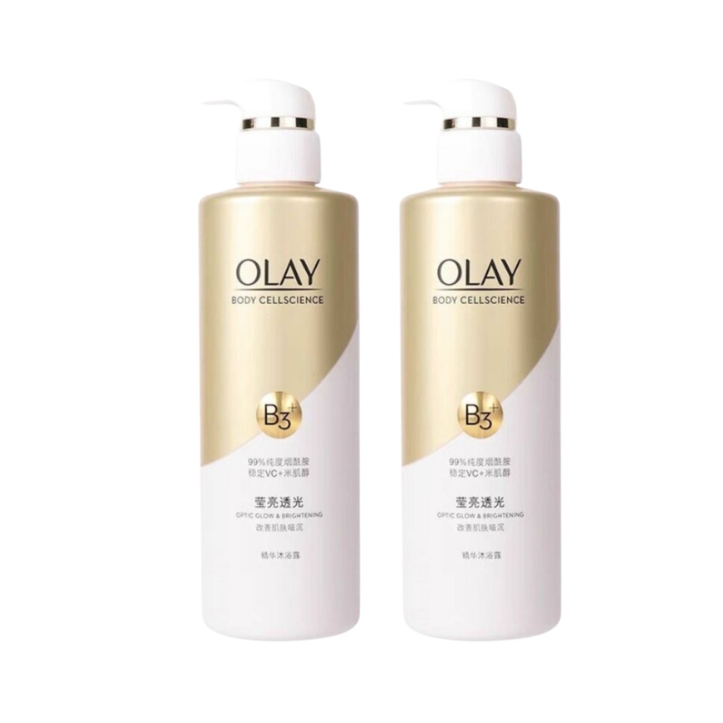Combo 2 Sữa tắm Olay Body CELLSCIENCE B3+ OPTIC GLOW & BRIGHTENING 500ml x 2