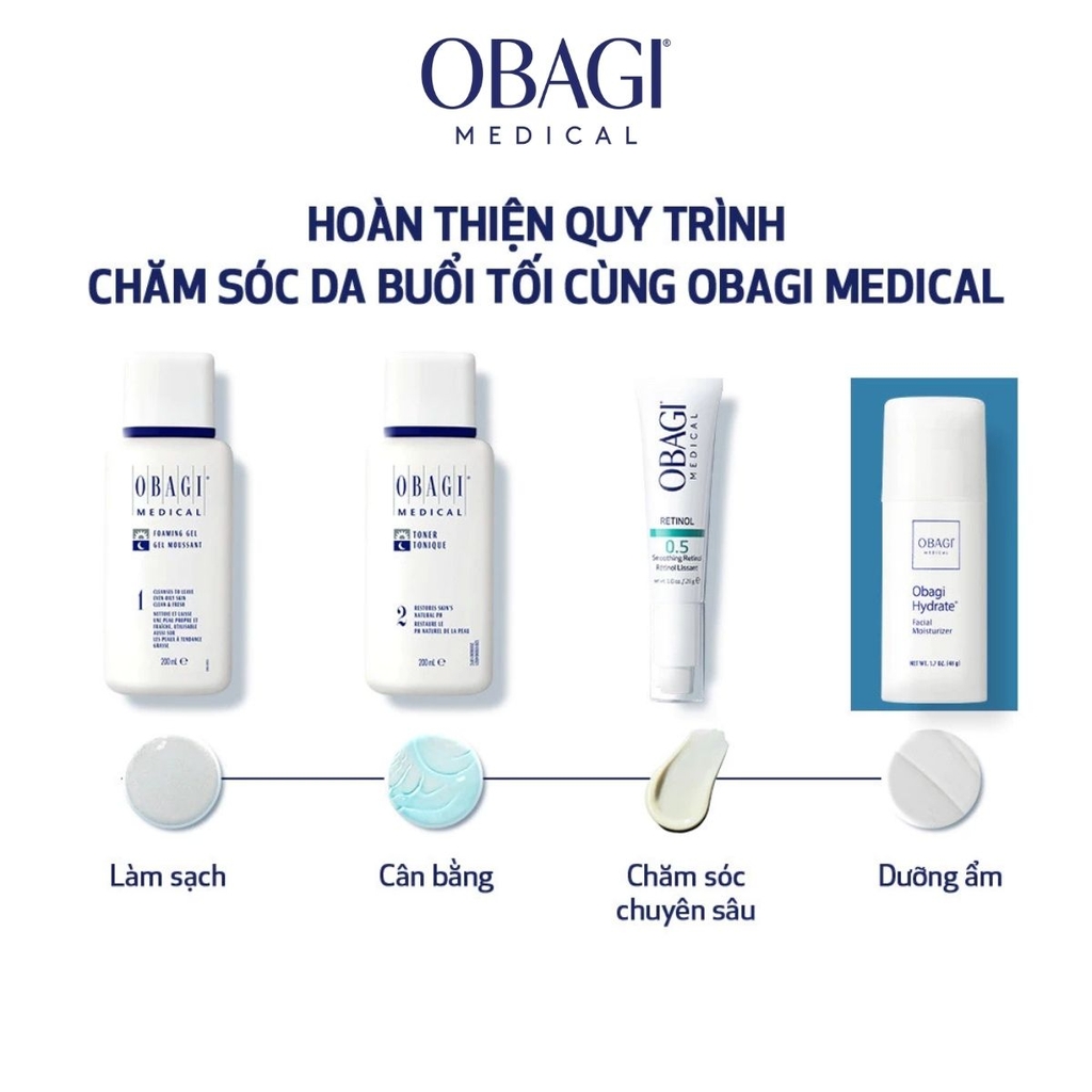Kem dưỡng Obagi Medical Hydrate Facial Moisturizer 48g Fullbox Hàng Công Ty