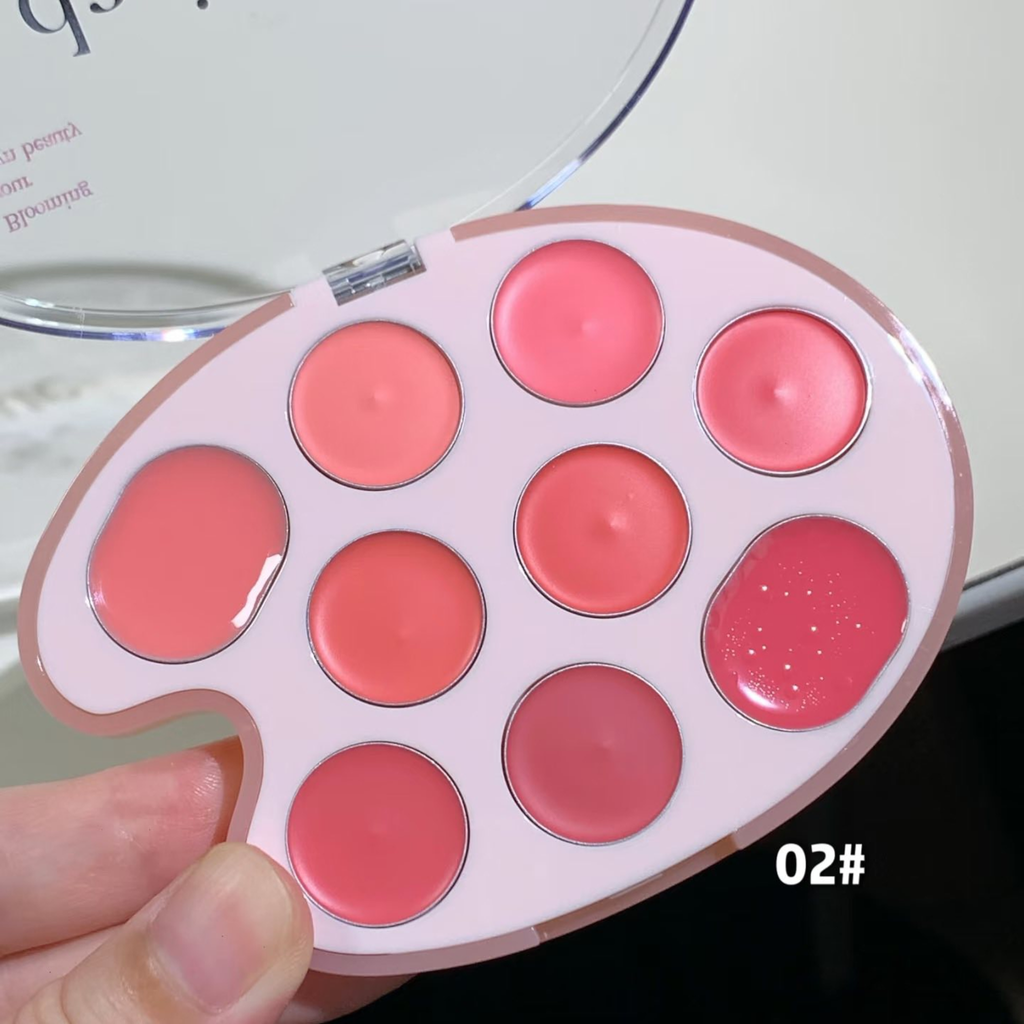 Bảng Son Và Má Hồng Kem 9 Ô Dasique Mood Painting Lip & Cheek 6g