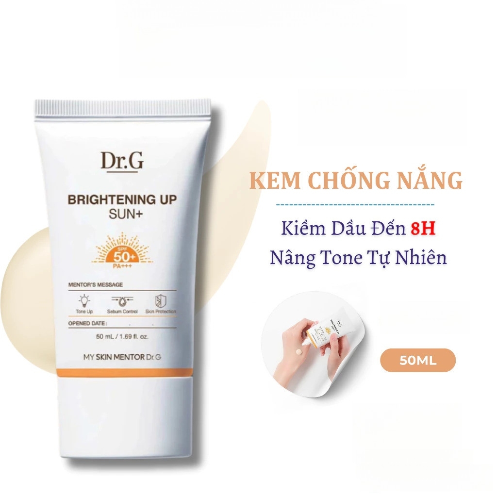 Kem Chống Nắng Dr.G Brightening Up Sun+ SPF50+ PA+++ Dưỡng Sáng Da