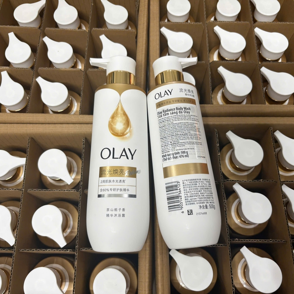 Sữa Tắm Olay Radiance Trắng Da Sáng Mịn 500ml - Hàng Công Ty ( Bản Mới )